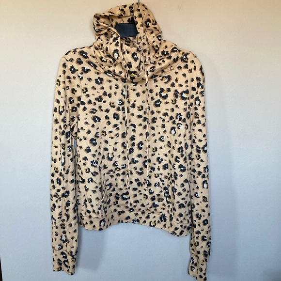 love, Fire Tops - Love, Fire Animal Print Hoodie